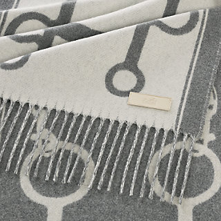 Bufanda Casaque Mors - Gris | Hermès España